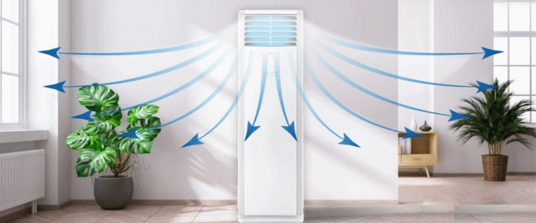 خرید کولر گازی ایستاده گری 36000 دو فن مدل GVH36ARXL-K3NTD2A