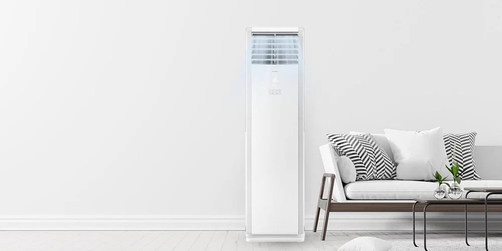 کولر گازی ایستاده گری 48000 اینورتر مدل GVH48ALXL-K3DTC7A