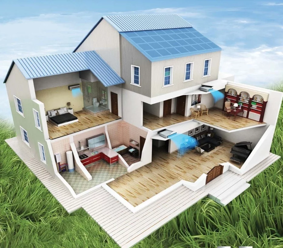 قیمت کولر گازی داکت اسپلیت 60000 گری اینورتر مدل GUTD60W1/A-S